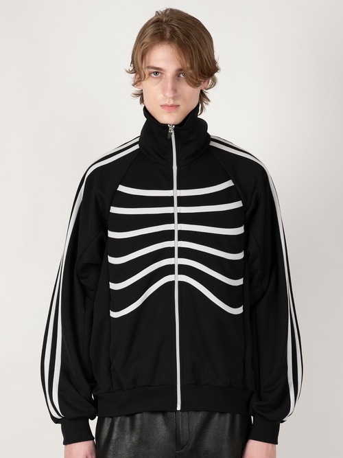 LAD MUSICIAN����å� �ߥ塼�������/ESTER JERSEY SKELETON JK/BLACK��WHITE GRAY