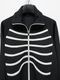 LAD MUSICIAN����å� �ߥ塼�������/ESTER JERSEY SKELETON JK/BLACK��WHITE GRAY