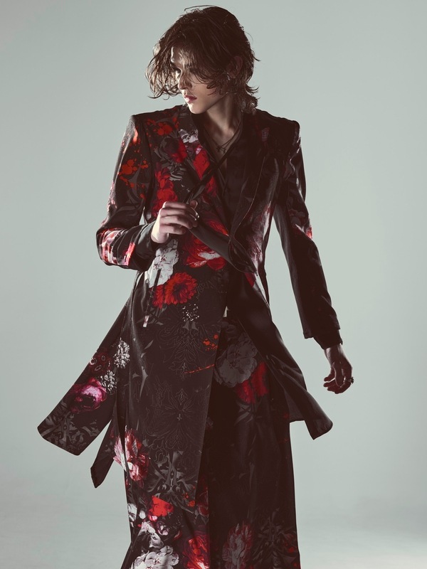 (ͽ���ʡ�9������10������ͽ��/kiryuyrik������奦����奦/Goth Flora Suede Satin Wide Tuck Slacks/Black