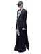 (ͽ)89ͽ/JULIUSꥦ/WOOL/VISCOSE CREPE TROUSERS4/BLACK