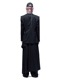 (ͽ)89ͽ/JULIUSꥦ/WOOL/VISCOSE CREPE TROUSERS4/BLACK