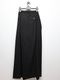 JULIUSꥦ/WOOL/VISCOSE CREPE TROUSERS4/BLACK