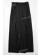 (ͽ)89ͽ/JULIUSꥦ/WOOL/VISCOSE CREPE TROUSERS4/BLACK