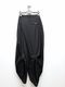 JULIUSꥦ/WOOL/VISCOSE CREPE TROUSERS4/BLACK