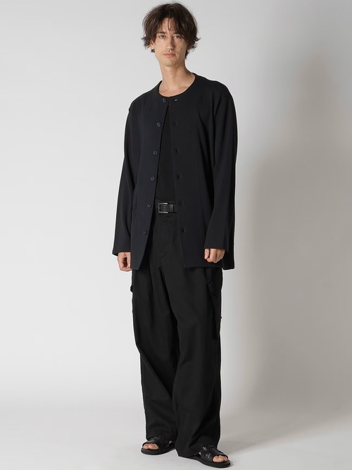 Yohji Yamamoto���襦����ޥ��/40/20�ߥ�΢�ӡ��Ρ����顼���㥱�å�/BLACK
