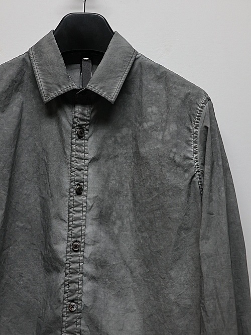 wjk�����֥른��������/dyed regular shirt/d.gray