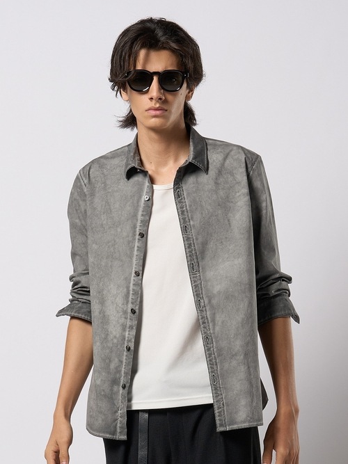 (ͽ���ʡ�2��3������ͽ��/wjk�����֥른��������/dyed regular shirt/d.gray