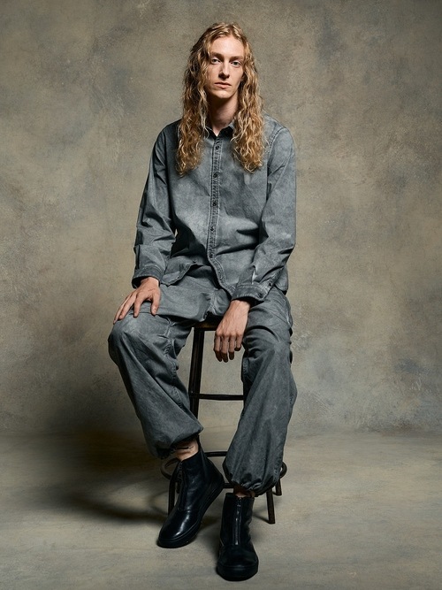 (ͽ���ʡ�2��3������ͽ��/wjk�����֥른��������/dyed regular shirt/d.gray