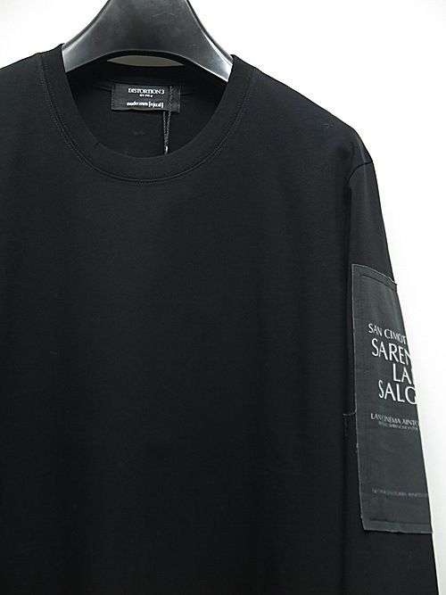 �㴰���nude:masahiko maruyama ���̡���:�ޥ��ҥ��ޥ���/LONG SLEEVE T SHIRT w/PRINTED PATCHES/Black