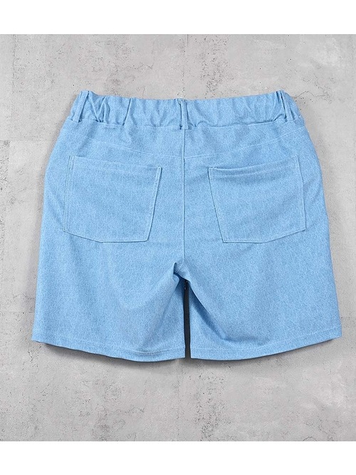 (ͽ���ʡ�6��7������ͽ��/40TH RESOUND CLOTHING���ꥵ����ɥ���������/SEMI LOOSE FIT RUSH DENIM SHORTS/LIND