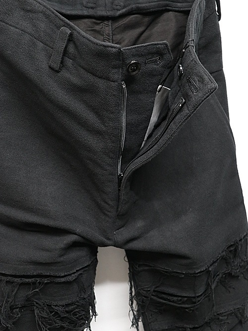 nude:masahiko maruyama ̡:ޥҥޥ/Cotton Double Cloth GARMENT DYED PANTS/Black.