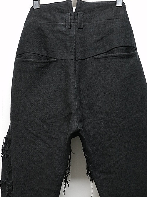 nude:masahiko maruyama ̡:ޥҥޥ/Cotton Double Cloth GARMENT DYED PANTS/Black.
