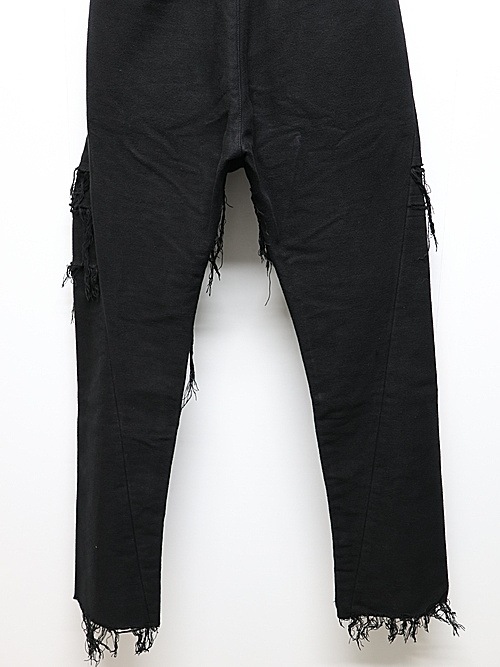 nude:masahiko maruyama ̡:ޥҥޥ/Cotton Double Cloth GARMENT DYED PANTS/Black.