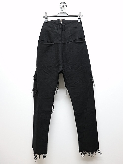 nude:masahiko maruyama ̡:ޥҥޥ/Cotton Double Cloth GARMENT DYED PANTS/Black.