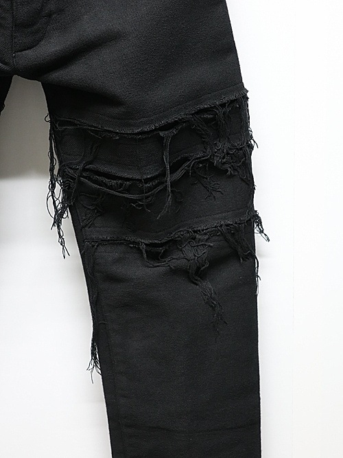 nude:masahiko maruyama ̡:ޥҥޥ/Cotton Double Cloth GARMENT DYED PANTS/Black.