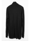 (ͽ)79ͽ/nude:masahiko maruyama ̡:ޥҥޥ/40/- Cotton Wool Jersey Tencel Jersey LAYERED HIGH NECK PULLOVER/Black
