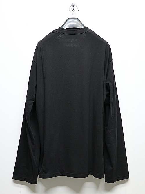 Ground Y饦ɥ磻/30/- COTTON JERSEY MIX BLOCK LONG SLEEVED T-SHIRT/BLACK
