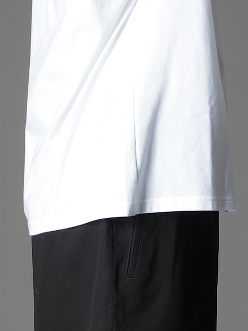 Ground Y饦ɥ磻/30/- COTTON JERSEY MIX BLOCK LONG SLEEVED T-SHIRT/BLACK