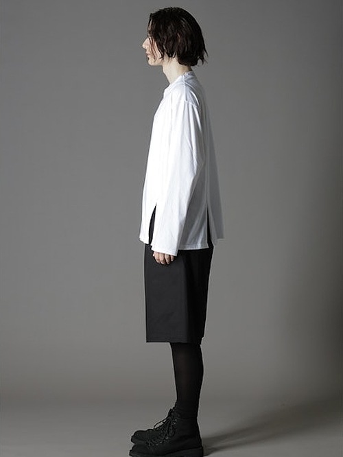 Ground Y饦ɥ磻/30/- COTTON JERSEY MIX BLOCK LONG SLEEVED T-SHIRT/BLACK