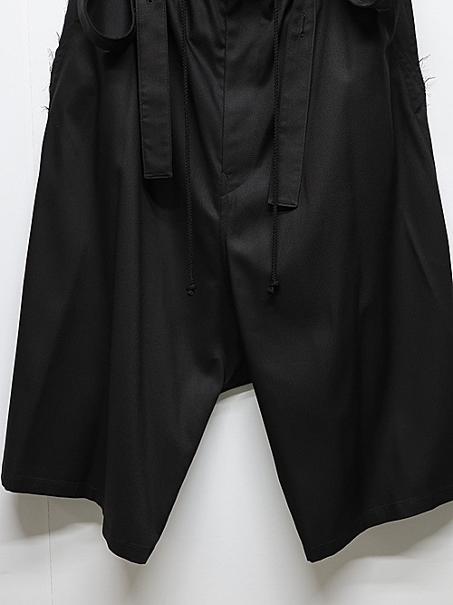 Ground Y饦ɥ磻/TR VIYELLA SUSPENDER PANTS/BLACK