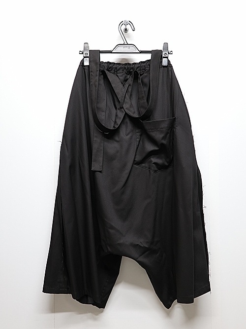 Ground Y饦ɥ磻/TR VIYELLA SUSPENDER PANTS/BLACK