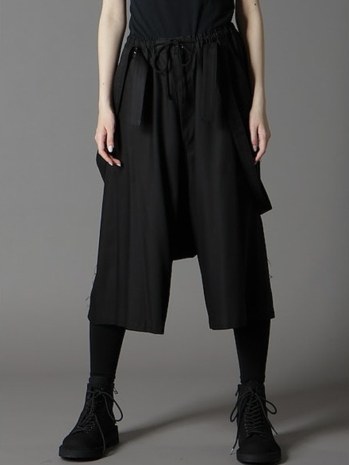 Ground Y饦ɥ磻/TR VIYELLA SUSPENDER PANTS/BLACK