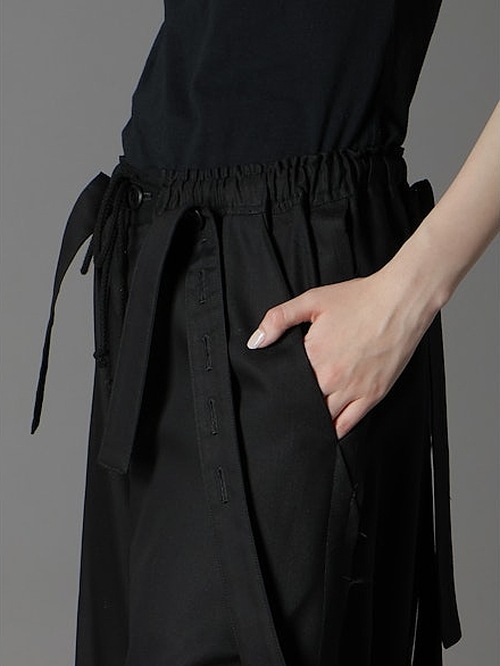 Ground Y饦ɥ磻/TR VIYELLA SUSPENDER PANTS/BLACK