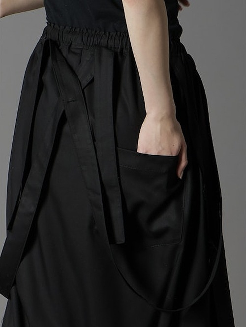 Ground Y饦ɥ磻/TR VIYELLA SUSPENDER PANTS/BLACK