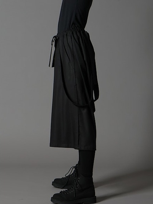 Ground Y饦ɥ磻/TR VIYELLA SUSPENDER PANTS/BLACK