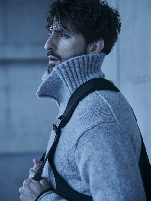 RIPVANWINKLEåץ󥦥󥯥/3GG RIDERS KNIT/BLACK