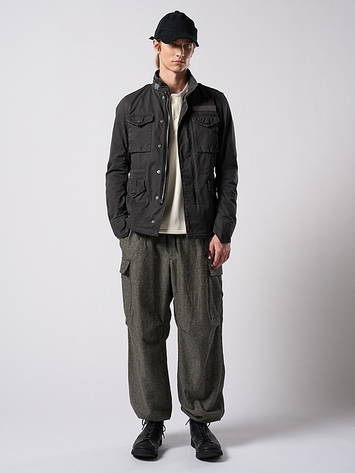 (ͽ���ʡ�10��11������ͽ��/wjk�����֥른��������/natural blend wool easy cargo/natural��black