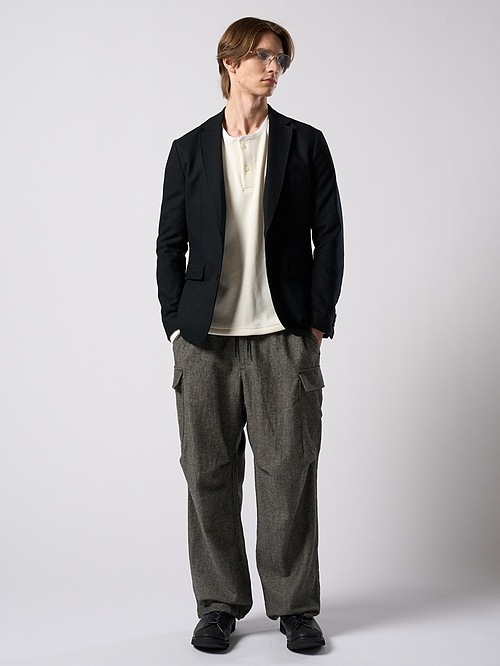 (ͽ���ʡ�10��11������ͽ��/wjk�����֥른��������/natural blend wool easy cargo/natural��black