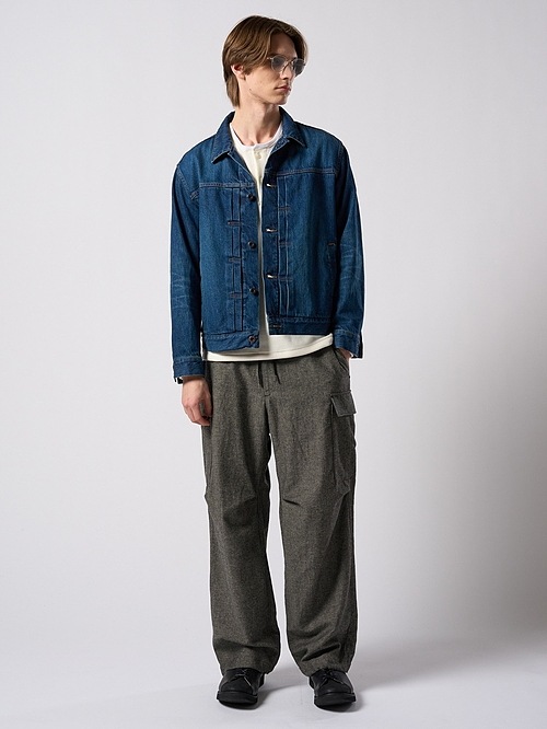 (ͽ���ʡ�10��11������ͽ��/wjk�����֥른��������/natural blend wool easy cargo/natural��black