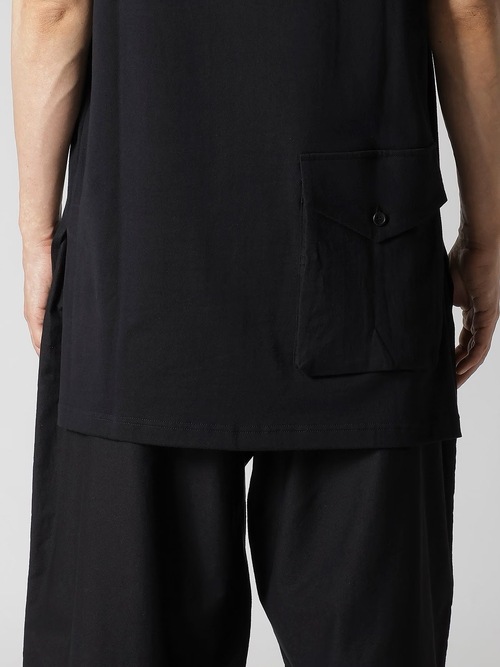 Yohji Yamamoto���襦����ޥ��/40/2ŷ�� RE BIG�٥���/BLACK.