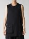 Yohji Yamamoto���襦����ޥ��/40/2ŷ�� RE BIG�٥���/BLACK.