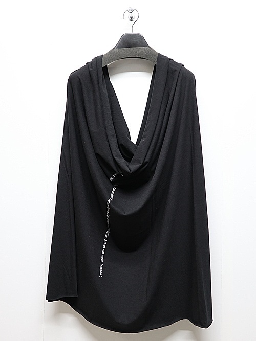 nude:masahiko maruyama ̡:ޥҥޥ/40/- Cotton Wool Jersey SNOOD/Black