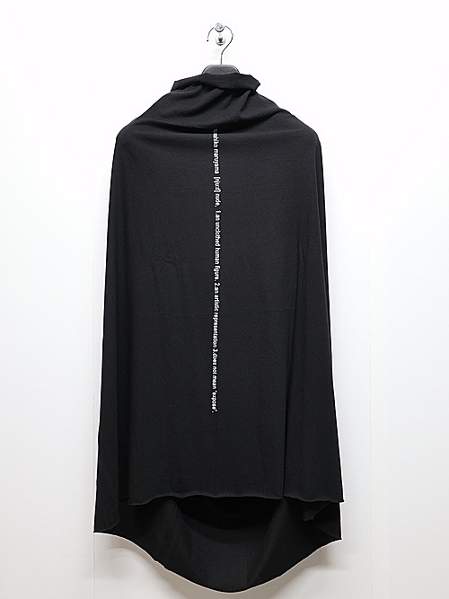 nude:masahiko maruyama ̡:ޥҥޥ/40/- Cotton Wool Jersey SNOOD/Black