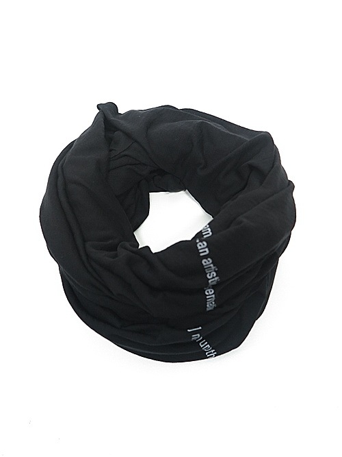 nude:masahiko maruyama ̡:ޥҥޥ/40/- Cotton Wool Jersey SNOOD/Black