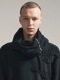 nude:masahiko maruyama ̡:ޥҥޥ/40/- Cotton Wool Jersey SNOOD/Black