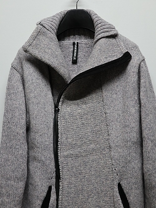 RIPVANWINKLEåץ󥦥󥯥/3GG RIDERS KNIT/ASH GRAY