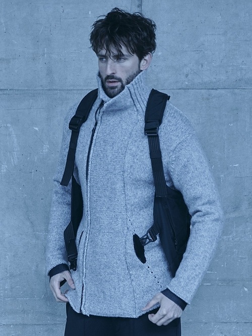 RIPVANWINKLEåץ󥦥󥯥/3GG RIDERS KNIT/ASH GRAY