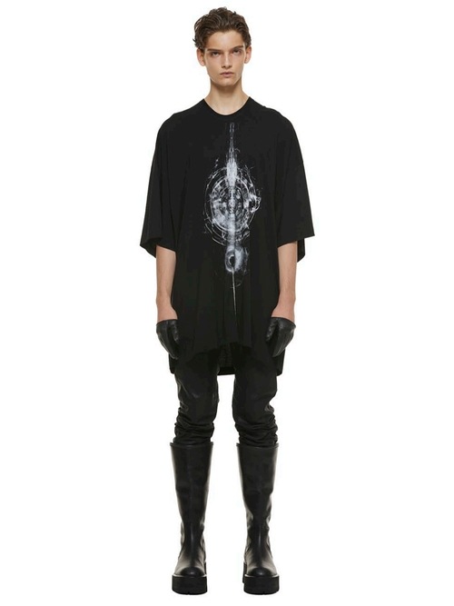 (ͽ����)1��2������ͽ��/JULIUS����ꥦ��/COTTON/MODAL JERSEY CUT & SEWN1/BLACK