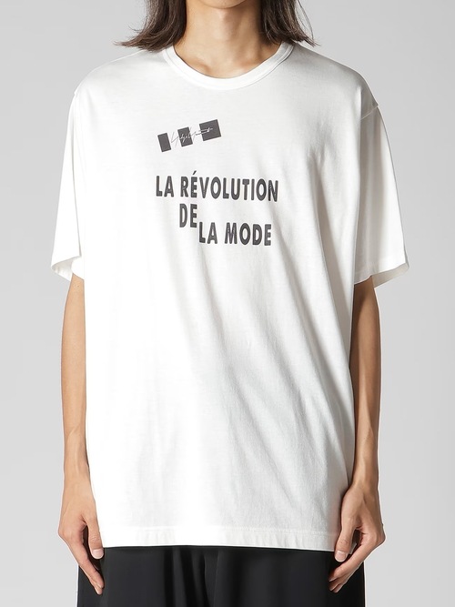 Yohji Yamamoto���襦����ޥ��/30/������ŷ����Ⱦµ�ץ���T�����C/OFF WHITE