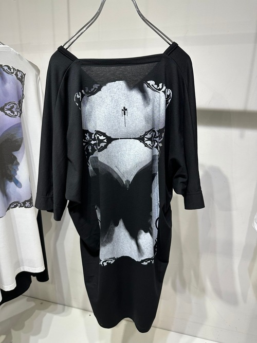 (ͽ���ʡ�4��5������ͽ��/kiryuyrik������奦����奦/BEATENJIKU KIMONO Sleeve-T/Black