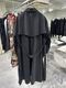 (ͽ���ʡ�9������10������ͽ��/kiryuyrik������奦����奦/Taffeta Drape Chester Coat/Black