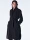 (ͽ���ʡ�9������10������ͽ��/kiryuyrik������奦����奦/Taffeta Drape Chester Coat/Black