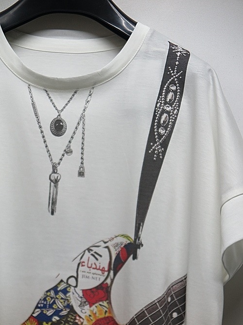�㴰���THE ONENESS�������ͥ�/Viscose x OrganigCotton Jersey LooseDolmanT-Shirts/WHT
