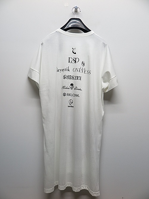 �㴰���THE ONENESS�������ͥ�/Viscose x OrganigCotton Jersey LooseDolmanT-Shirts/WHT