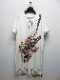 �㴰���THE ONENESS�������ͥ�/Viscose x OrganigCotton Jersey LooseDolmanT-Shirts/WHT