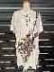 �㴰���THE ONENESS�������ͥ�/Viscose x OrganigCotton Jersey LooseDolmanT-Shirts/WHT